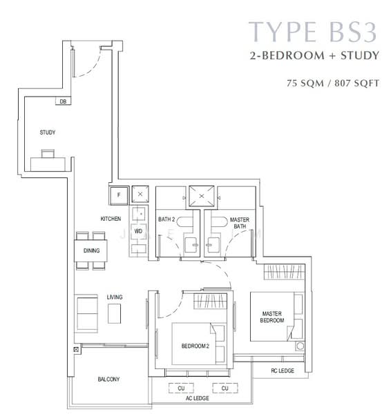 One Bernam, 1 Bernam Street, 2 Bedrooms, 807 sqft, Condominium For Rent, by Jae Lim, 500158037 - PropertyGuru.com.sg