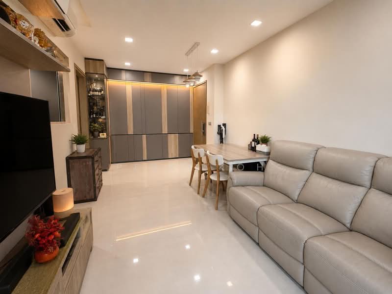 The Terrace, 88 Edgedale Plains, 3 Bedrooms, 1,076 sqft, Executive Condominium For Sale, by Perry Koh, 500158038 - Living Room - PropertyGuru.com.sg