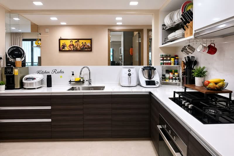 The Terrace, 88 Edgedale Plains, 3 Bedrooms, 1,076 sqft, Executive Condominium For Sale, by Perry Koh, 500158038 - Kitchen - PropertyGuru.com.sg