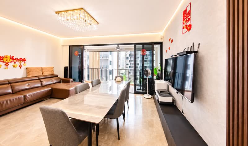 River Isles, 56 Edgedale Plains, 3 Bedrooms, 1,173 sqft, Condominium For Sale, by Sidney Lin Wei Sheng, 500158042 - Living Room - PropertyGuru.com.sg