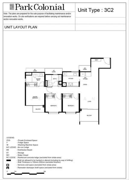 Park Colonial, 4 Woodleigh Lane, 3 Bedrooms, 979 sqft, Condominium For Rent, by Jerry Tan, 500158048 - PropertyGuru.com.sg