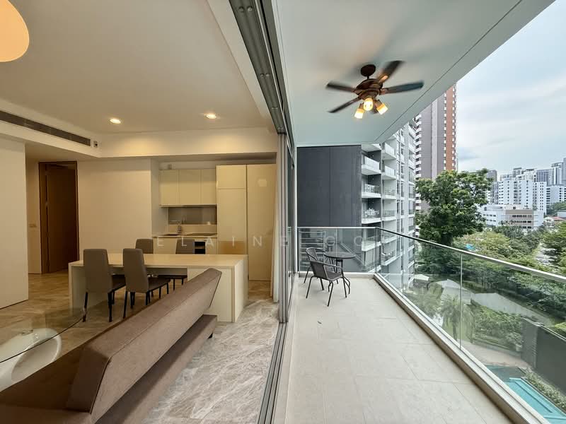 The Laurels @ Cairnhill Road, 38 Cairnhill Road, 2 Bedrooms, 883 sqft, Condominium For Sale, by Elaine Goh, 500158081 - Balcony - PropertyGuru.com.sg