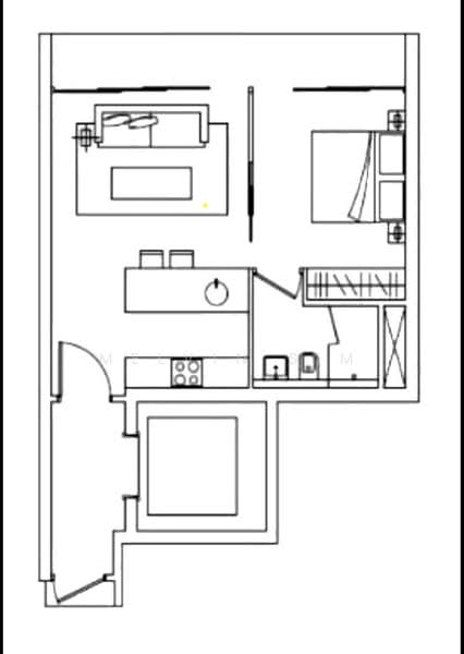 Scotts Square, 8 Scotts Road, 1 Bedroom, 635 sqft, Condominium For Rent, by Melvin Sim, 500158109 - PropertyGuru.com.sg