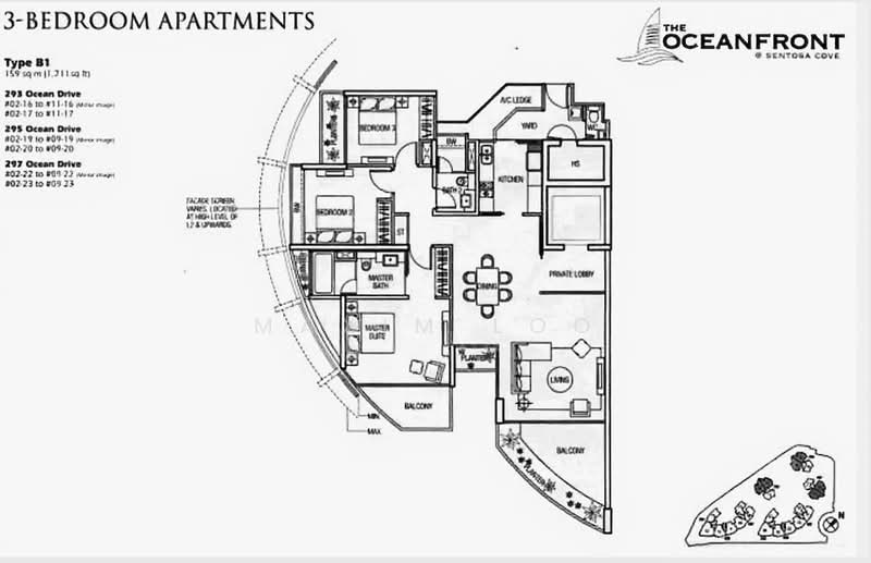 The Oceanfront @ Sentosa Cove, 293 Ocean Drive, 3 Bedrooms, 1,711 sqft, Condominium For Sale, by Maxim Loo, 500158129 - PropertyGuru.com.sg