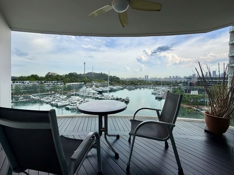 The Oceanfront @ Sentosa Cove, 293 Ocean Drive, 3 Bedrooms, 1,711 sqft, Condominium For Sale, by Maxim Loo, 500158129 - Balcony - PropertyGuru.com.sg