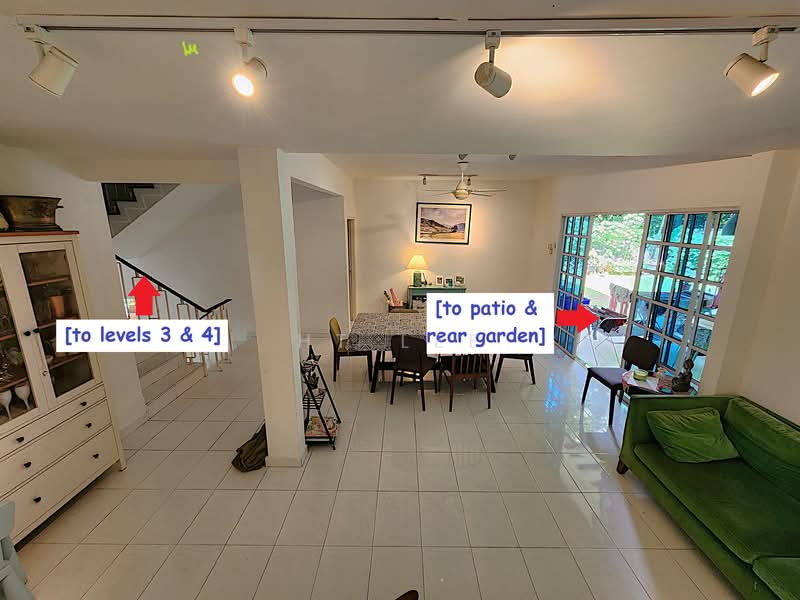 Sunset Way Bungalow Facing Park Pool & Garden, Sunset Way, 5 Bedrooms, 4,500 sqft, Detached House For Rent, by HT Lee, 500158168 - Living Room - PropertyGuru.com.sg