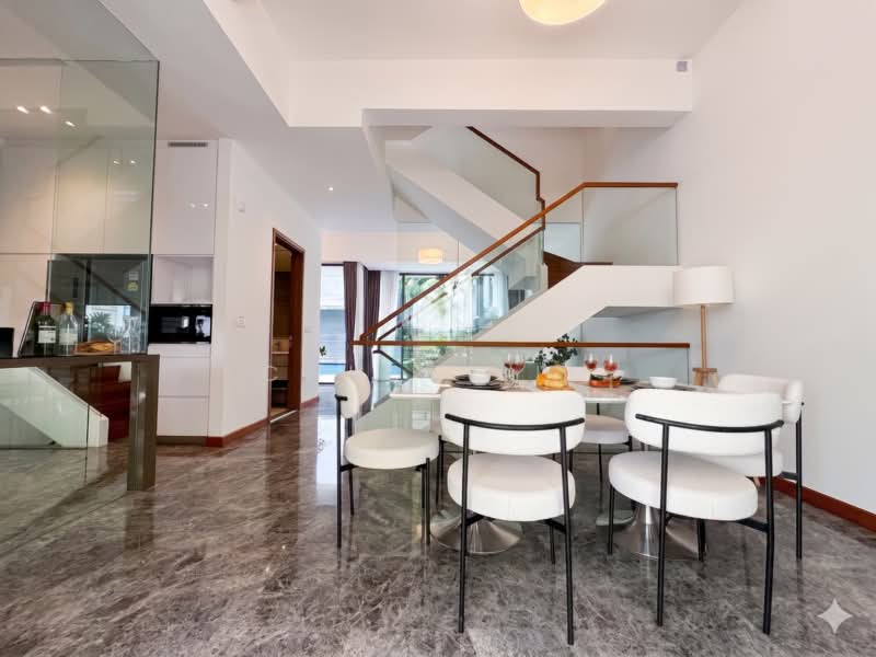 Alana, Sunrise Terrace, 4 Bedrooms, 3,358 sqft, Terraced House For Sale, by Chloe Lim, 500158184 - Dining Room - PropertyGuru.com.sg