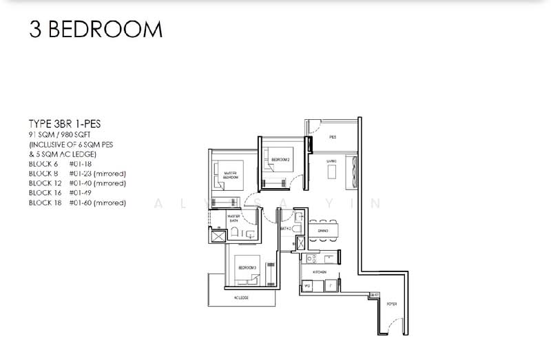 Grand Dunman, 18 Dunman Road, 3 Bedrooms, 958 sqft, Condominium For Sale, by Alyssa Yin, 500158220 - PropertyGuru.com.sg