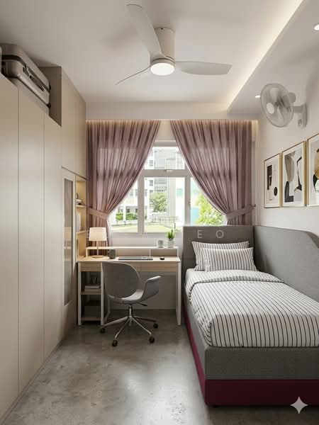 327C Sumang Walk, 327C Sumang Walk, 2 Bedrooms, 732 sqft, HDB Flat For Sale, by Elsa Yeo, 500158244 - Bedroom - Virtual staged photo - PropertyGuru.com.sg