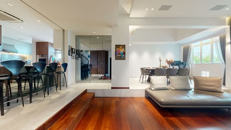 Siglap Lodge, 95 Upper East Coast Road, 4 Bedrooms, 1,884 sqft, Apartment For Rent, by Shawn Low, 500158271 - Living Room - PropertyGuru.com.sg