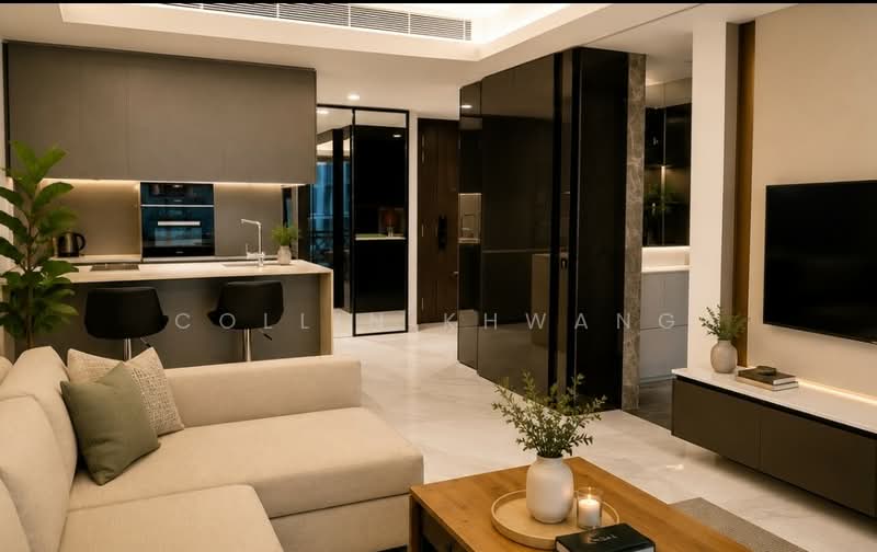 Cairnhill Nine, 15 Cairnhill Road, 2 Bedrooms, 743 sqft, Condominium For Sale, by Collin Khwang, 500158286 - Living Room - PropertyGuru.com.sg