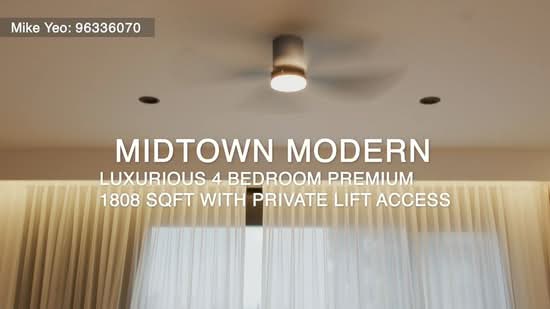 Midtown Modern, 16 Tan Quee Lan Street, 4 Bedrooms, 1,808 sqft, Condominium For Rent, by Mike Yeo 杨宗平, 500158350 - PropertyGuru.com.sg