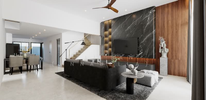 ⭐️⭐️LANDED7772@ D20 Best Value Brand NEW Terrace Near Nature Reserve, Old Upper Thomson Road, Casuarina Road, Nemesu Ave, Jacaranda Road, Seraya Crescent, Jln Leban, Jln Tarum, Jln Chengam, Jln Kuras, Jlan Chempedak, St Nicholas View Jln Sappan Jln Rukam Jlan Sappan Jln Menarong Jln Lanjut, 5 Bedrooms, 4,700 sqft, Terraced House For Sale, by Bell Tan (Annabella), 500158355 - Living Room - PropertyGuru.com.sg