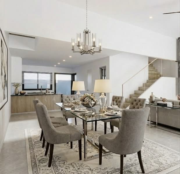 ⭐️⭐️LANDED7772@ D20 Best Value Brand NEW Terrace Near Nature Reserve, Old Upper Thomson Road, Casuarina Road, Nemesu Ave, Jacaranda Road, Seraya Crescent, Jln Leban, Jln Tarum, Jln Chengam, Jln Kuras, Jlan Chempedak, St Nicholas View Jln Sappan Jln Rukam Jlan Sappan Jln Menarong Jln Lanjut, 5 Bedrooms, 4,700 sqft, Terraced House For Sale, by Bell Tan (Annabella), 500158355 - Dining Room - PropertyGuru.com.sg