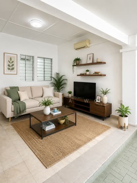 Jalas Asas, Fuyong Estate, Room Rental, 150 sqft, Semi-Detached House For Rent, by Brenna Woo, 500158360 - Living Room - PropertyGuru.com.sg