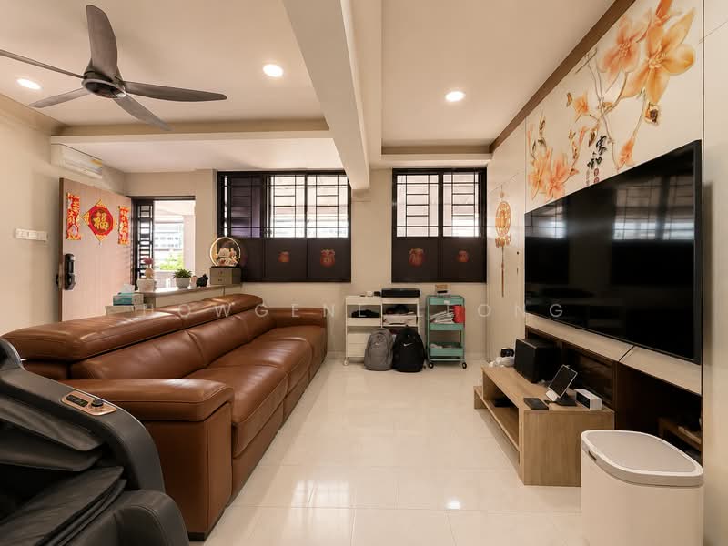 302 Woodlands Street 31, 302 Woodlands Street 31, 4 Bedrooms, 1,421 sqft, HDB Flat For Sale, by Howgene Leong, 500158375 - Living Room - PropertyGuru.com.sg