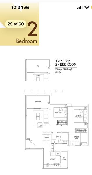 Bellewoods, 100 Woodlands Avenue 5, 2 Bedrooms, 786 sqft, Executive Condominium For Sale, by Edeline Ooi, 500158423 - PropertyGuru.com.sg