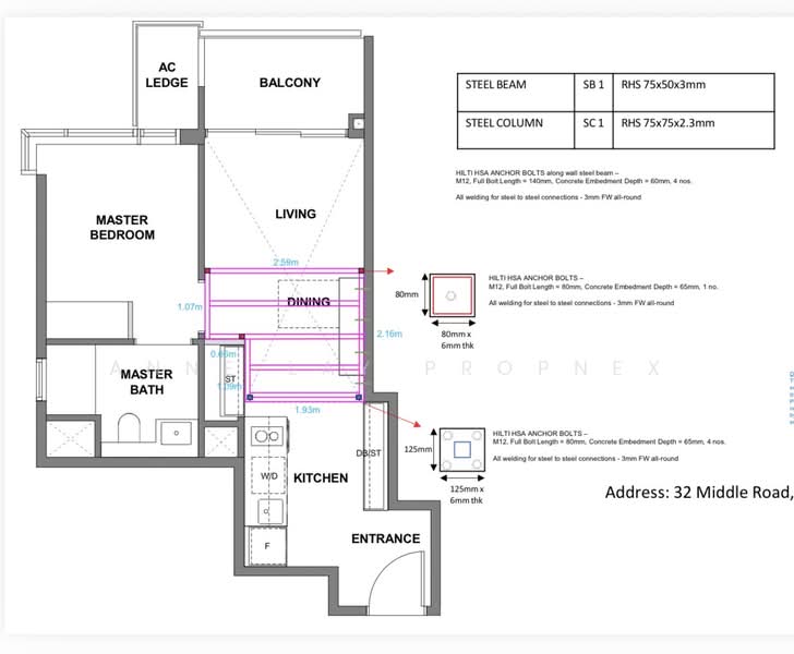 The M, 30 Middle Road, 1 Bedroom, 507 sqft, Condominium For Sale, by Anne Lay propnex, 500158441 - PropertyGuru.com.sg