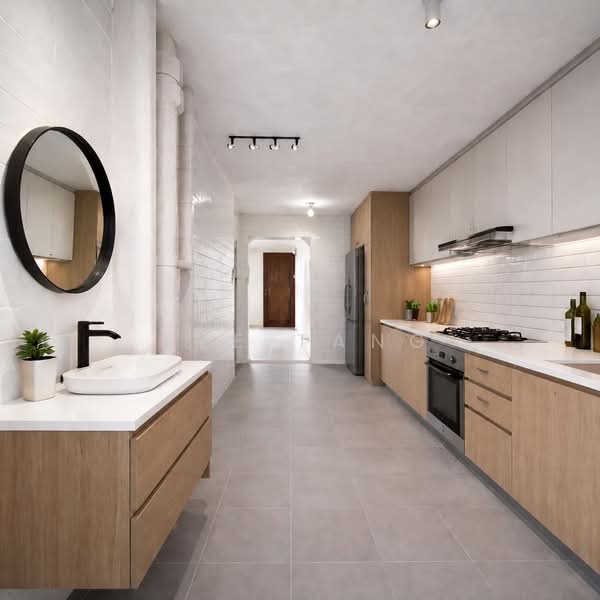 333 Clementi Avenue 2, 333 Clementi Avenue 2, 3 Bedrooms, 990 sqft, HDB Flat For Sale, by Kye Tang, 500158450 - Kitchen - PropertyGuru.com.sg