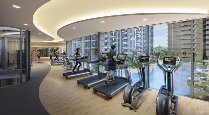 Grand Dunman, 18 Dunman Road, 1 Bedroom, 452 sqft, Condominium For Sale, by John Ng, 500158475 - Gym - PropertyGuru.com.sg