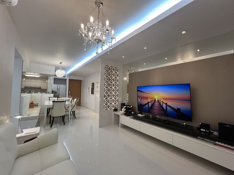 The Quartz, 67 Compassvale Bow, 3 Bedrooms, 1,163 sqft, Condominium For Rent, by Audrey Yeo, 500158485 - Living Room - PropertyGuru.com.sg