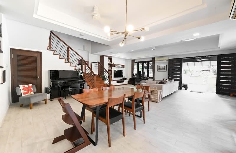 Tropical Modern Corner Terrace at Serangoon Gardens, , 5 Bedrooms, 2,800 sqft, Corner Terrace For Sale, by Stefanie Wong, 500158535 - Living Room - PropertyGuru.com.sg