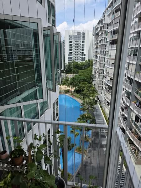 1 Canberra, 15 Canberra Drive, 3 Bedrooms, 1,044 sqft, Executive Condominium For Sale, by Ku Jit Hon (Philip), 500158577 - Balcony - PropertyGuru.com.sg