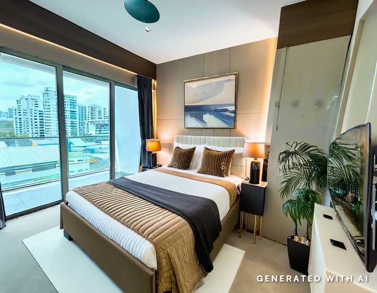 Eight Riversuites, 10 Whampoa East, 2 Bedrooms, 699 sqft, Condominium For Sale, by Valery Sim, 500158729 - Bedroom - PropertyGuru.com.sg