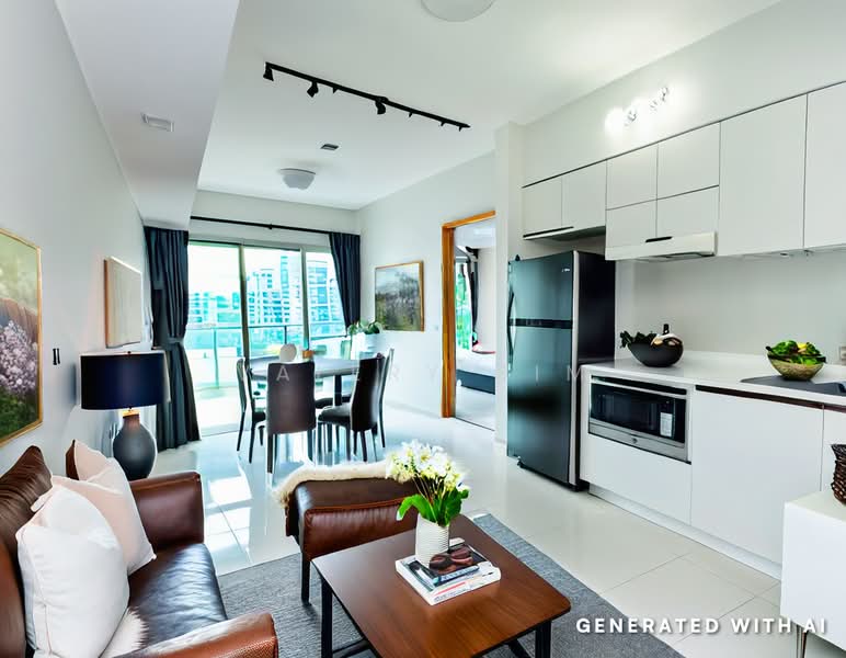 Eight Riversuites, 10 Whampoa East, 2 Bedrooms, 699 sqft, Condominium For Sale, by Valery Sim, 500158729 - Living Room - PropertyGuru.com.sg