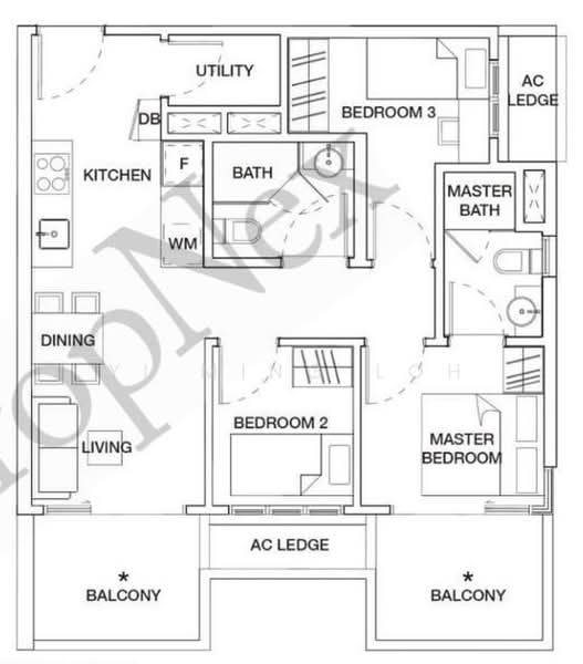 Flora View, 3 Ang Mo Kio Street 66, 3 Bedrooms, 721 sqft, Apartment For Sale, by Yi Ming Loh, 500158750 - PropertyGuru.com.sg