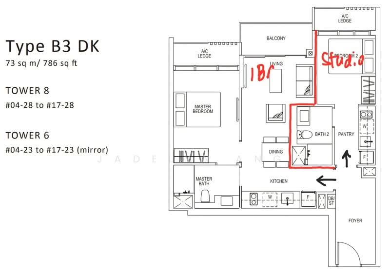 Sims Urban Oasis, 2 Sims Drive, Studio, 300 sqft, Condominium For Rent, by Jadelyn Ang, 500158753 - PropertyGuru.com.sg