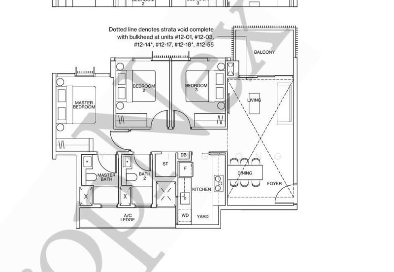 KI Residences At Brookvale, 8 Brookvale Drive, 3 Bedrooms, 936 sqft, Condominium For Sale, by Yu Ling Ong, 500158841 - PropertyGuru.com.sg