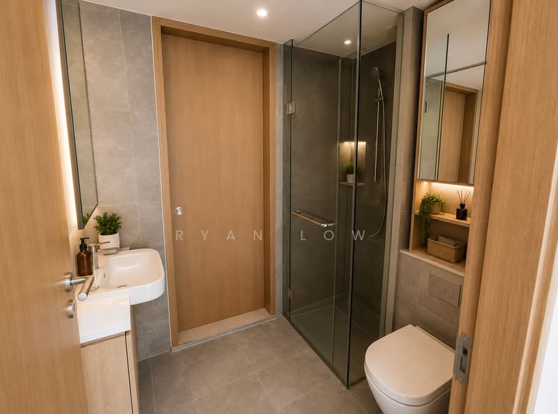 Twin VEW, 93 West Coast Vale, 1 Bedroom, 570 sqft, Condominium For Sale, by Ryan Low, 500158859 - Bathroom - PropertyGuru.com.sg