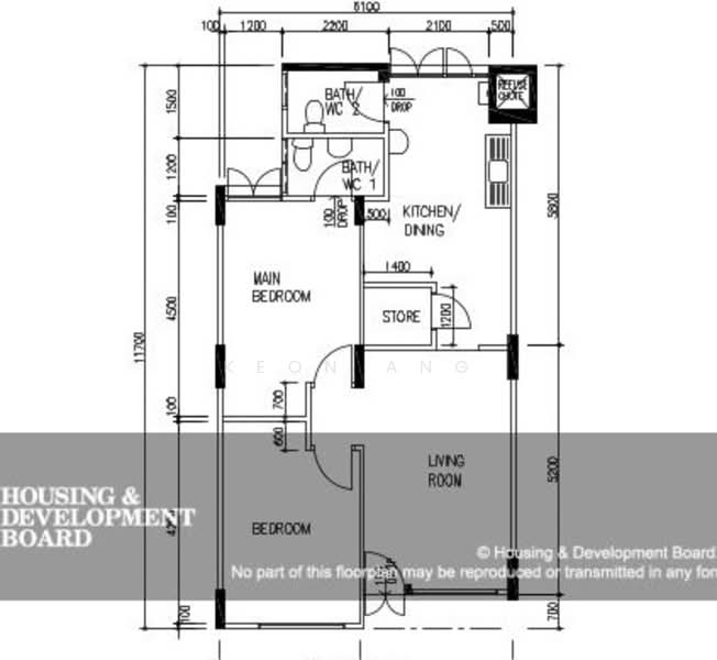 185 Bishan Street 13, 185 Bishan Street 13, 2 Bedrooms, 689 sqft, HDB Flat For Sale, by Keon Ang, 500158883 - PropertyGuru.com.sg