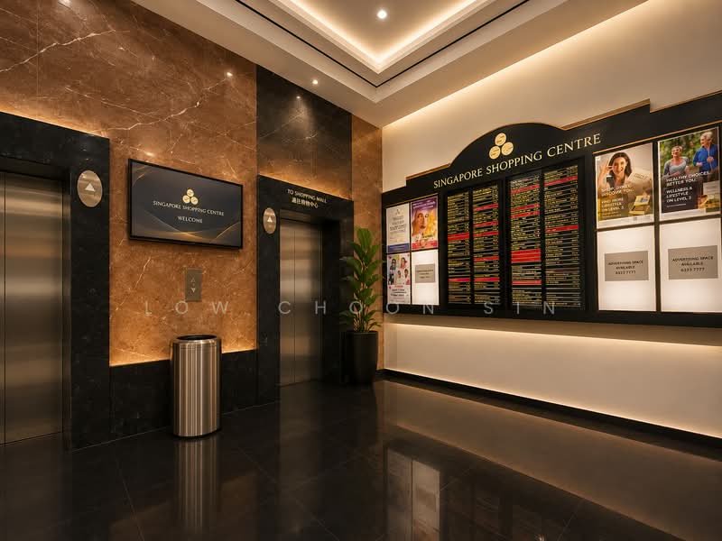 Singapore Shopping Centre, 190 Clemenceau Avenue, 7,363 sqft, Other Retail For Sale, by Low Choon Sin, 500158912 - Lobby - CommercialGuru.com.sg