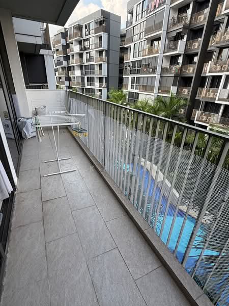 The Wisteria, 590 Yishun Ring Road, 2 Bedrooms, 710 sqft, Condominium For Rent, by Jake Tay, 500158924 - Balcony - PropertyGuru.com.sg