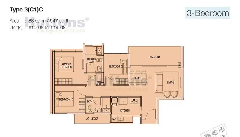 The Skywoods, 3 Dairy Farm Heights, 3 Bedrooms, 947 sqft, Condominium For Rent, by Alvin Tay, 500158985 - PropertyGuru.com.sg