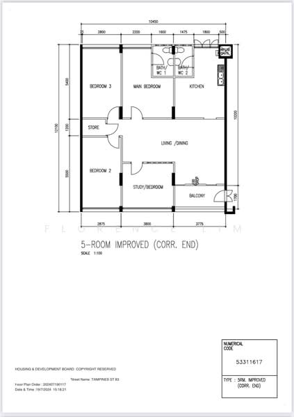 862A Tampines Street 83, 862A Tampines Street 83, 3 Bedrooms, 1,313 sqft, HDB Flat For Sale, by Florence Lim, 500159066 - PropertyGuru.com.sg