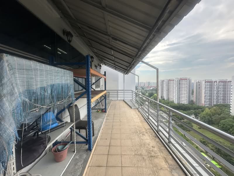 Northstar @ Amk, 7030 Ang Mo Kio Avenue 5, Ang Mo Kio / Bishan / Thomson, 1,894 sqft, Light Industrial (B1) For Rent, by Sam Shum, 500159069 - Balcony - CommercialGuru.com.sg