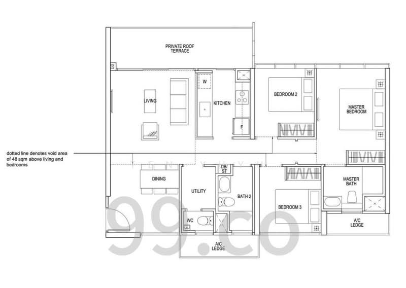 The Poiz Residences, 4 Meyappa Chettiar Road, 3 Bedrooms, 1,625 sqft, Condominium For Rent, by Ten Yuyu, 500159085 - PropertyGuru.com.sg