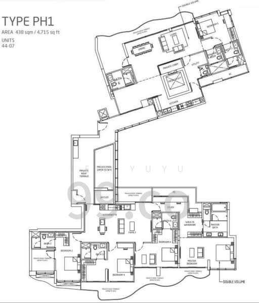 Queens Peak, 1 Dundee Road, 5 Bedrooms, 4,715 sqft, Condominium For Sale, by Ten Yuyu, 500159112 - PropertyGuru.com.sg