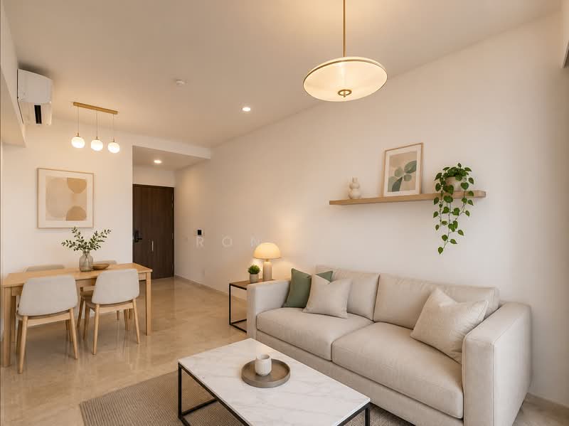 Stirling Residences, 21 Stirling Road, 3 Bedrooms, 883 sqft, Condominium For Sale, by Ron Lim, 500159139 - Living Room - PropertyGuru.com.sg
