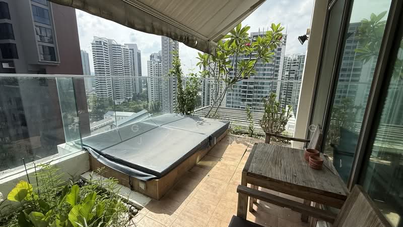 Newton Edge, 3 Makeway Avenue, 2 Bedrooms, 1,281 sqft, Condominium For Rent, by Fong Lai Cheng Jasmine, 500159162 - Jacuzzi/ Balcony - PropertyGuru.com.sg