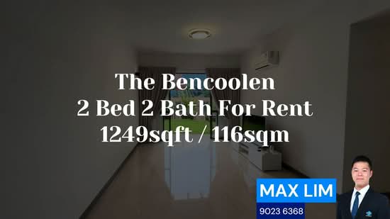 The Bencoolen, 180 Bencoolen Street, 2 Bedrooms, 1,249 sqft, Apartment For Rent, by Max Lim, 500159225 - PropertyGuru.com.sg