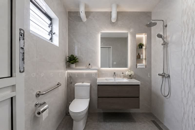 487 Jurong West Avenue 1, 487 Jurong West Avenue 1, 2 Bedrooms, 786 sqft, HDB Flat For Sale, by ADNIX LIU, 500159228 - Bathroom - PropertyGuru.com.sg
