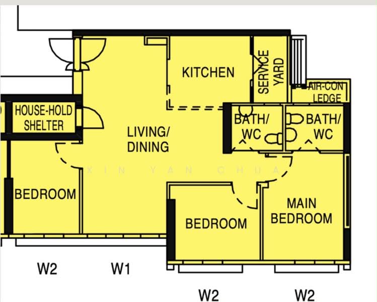 409A Northshore Drive, 409A Northshore Drive, 3 Bedrooms, 1,012 sqft, HDB Flat For Sale, by Xin Yan Chua, 500159301 - PropertyGuru.com.sg