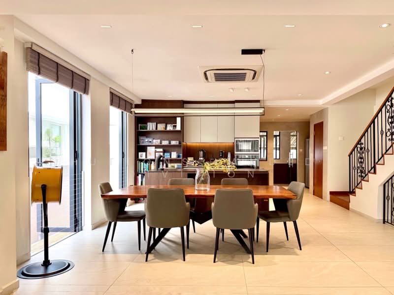2.5 Storey Renovated Semi-Detached in Serangoon Gardens District 19, Carisbrooke, Chiselhurst, Burghley, Conway, Cooling Close, Colchester, Coniston, Bloxhome, Serangooon Garden Way, Lorong Chuan, Chartwell, Borthwick,, 4 Bedrooms, 3,200 sqft, Semi-Detached House For Sale, by JEAN TAN, 500159338 - Dining Room - PropertyGuru.com.sg