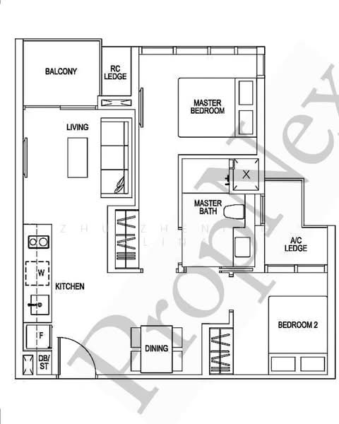 Sims Urban Oasis, 2 Sims Drive, 2 Bedrooms, 667 sqft, Condominium For Rent, by Zhu Zhening Alina, 500159361 - PropertyGuru.com.sg