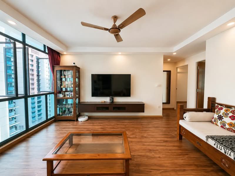182 Edgefield Plains, 182 Edgefield Plains, 3 Bedrooms, 1,184 sqft, HDB Flat For Sale, by Mandy Ng, 500159389 - Living Room - PropertyGuru.com.sg