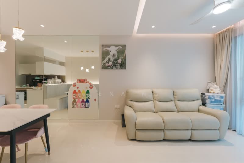 Treasure at Tampines, 57 Tampines Lane, 3 Bedrooms, 915 sqft, Condominium For Sale, by Elena Ng, 500159412 - Living Room - PropertyGuru.com.sg